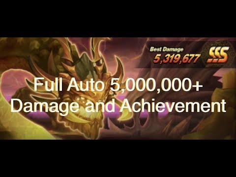 Summoners War: 5,000,000+ Damage Wind Rift Beast Farm Team Full Auto SSS Achievement Guide