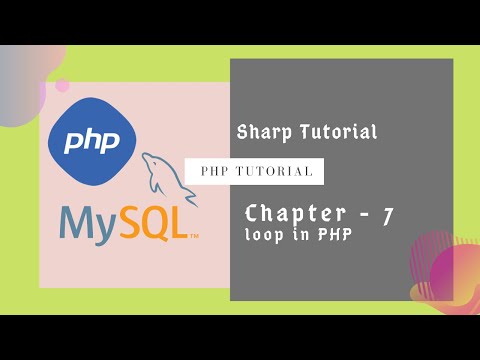 Loops In Php While Loop For Loop For Each Loop Do While Loop Chapter 7