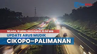 Pemudik Terpantau Padati Arus Tol Cikopo-Palimanan KM 109 (IC Subang)
