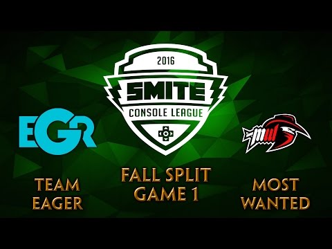SMITE Console League NA Fall Split - Team Eager vs. Most Wanted (Game 1)