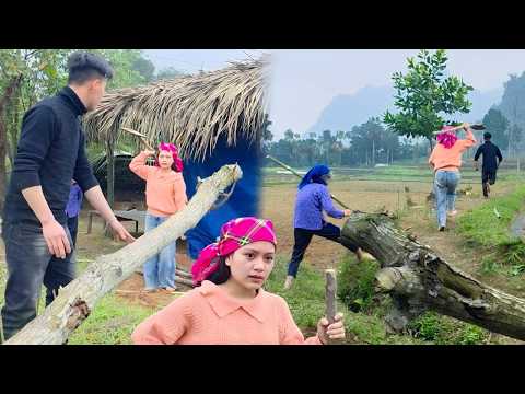 The villain returned, forcing the girl to resort to drastic measures