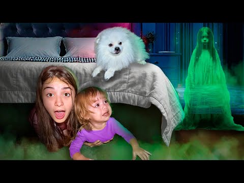 MINHAS FILHAS VIRAM um FANTASMA na NOSSA CASA! *escapamos? Pai Também Vloga