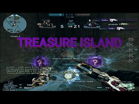 Crossfire:NEW MAP TREASURE ISLAND (MASS MUTANT ESCAPE)