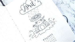 April Bullet Journal Plan With Me