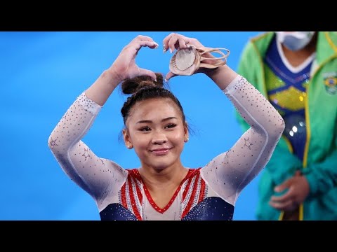 US gymnast Sunisa Lee wins all-around Olympic gold as Simone Biles watches on in Tokyo 2020
