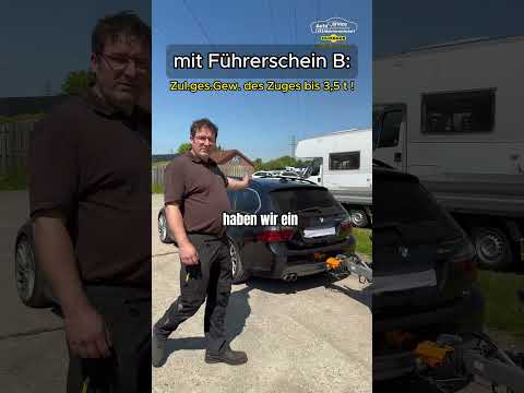 Mehr als 750kg ziehen, auch ohne Anhängerführerschein - Führerschein B 3,5t Gespann. #anhänger