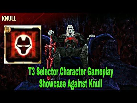T3 Selector Character Gameplay Showcase Against Knull - Marvel Future Fight