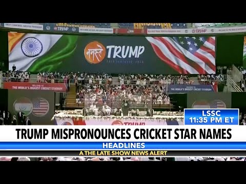 唐納德-特朗普是印度最新的板球播音員。 (Donald Trump Is India's Newest Cricket Announcer)