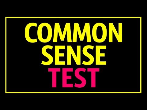 Common Sense Test That 90% of People Fail