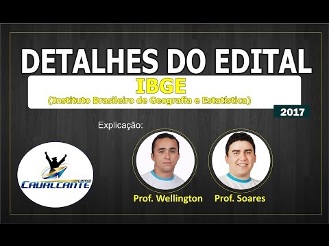 DETALHES DO EDITAL: IBGE 2017