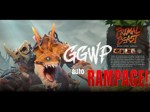 THE PRIMAL BEAST - NEW HERO 7.31 DOTA 2 ( AUTO RAMPAGE)