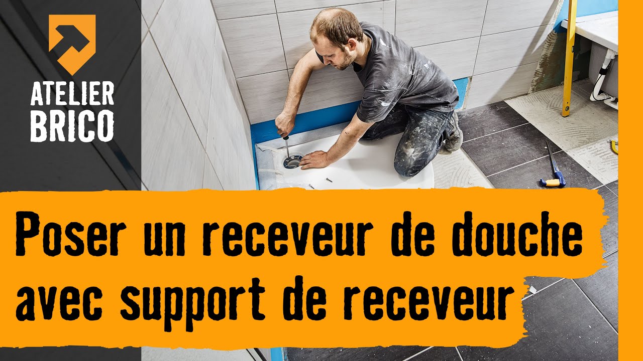 Atelier brico HORNBACH - Monter un receveur de douche avec support de receveur