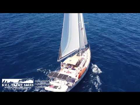 48' Island Packet 465 'Cool Girl' Under Sail in the BVI
