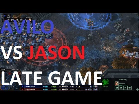 Starcraft 2 - LATEGAME - TvT - Avilo vs Jason on Cerulean Fall