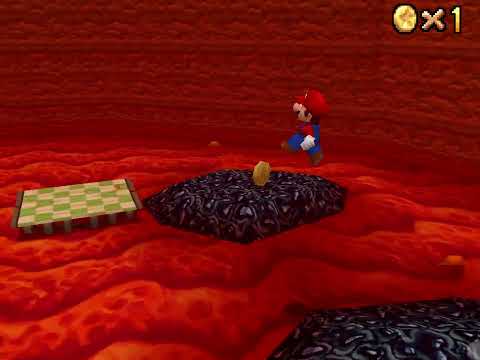 Super Mario 64 DS - Lethal Lava Land - Inside the Volcano