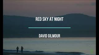 David Gilmour   Red Sky At Night