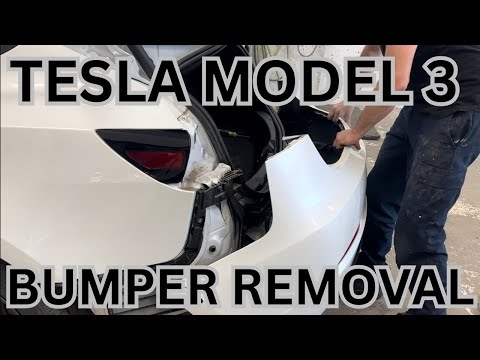 How To Remove Your Tesla Model 3 Rear Bumper Cover!