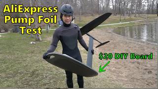 Can You Pump Foil on a Plywood Board and AliExpress Foil? | Dock Starting
