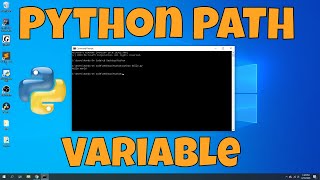 Python PATH Variable | How to run Python from command line EASY