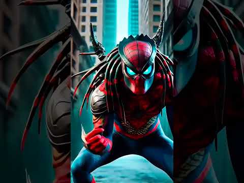 "SPIDER-MAN vs. PREDATOR: .    #youtubeshorts #ytshorts #ai #viralvideo #shortsfeed #spiderman