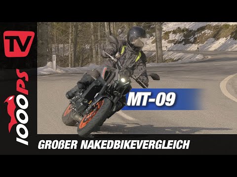 Yamaha MT-09 2021 im Test - neues Gesicht und alte Tugenden? Vergleich mit der Konkurrenz