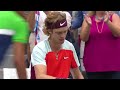Andrey Rublev Crying At The Change Of Ends Vs Frances Tiafoe USOpen