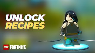 How to Unlock Recipes in Lego Fortnite