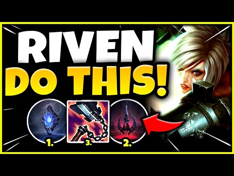 ABUSE THIS RIVEN PAGE BEFORE IT'S TOO LATE (EVERY COMBO BURNS) - S12 Riven TOP Gameplay Guide