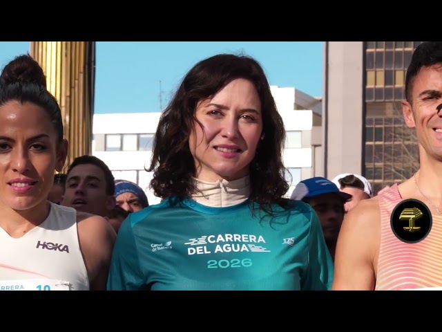 Díaz Ayuso participa junto a 6.000 corredores en la 43º Carrera del Agua
