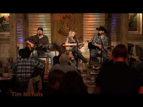 Tim Nichols at Dosey Doe in the Woodlands with Bri Bagwell and Jody Booth