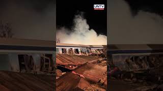 Human error, sinisisi sa nangyaring banggaan ng dalawang tren sa Larissa, Greece