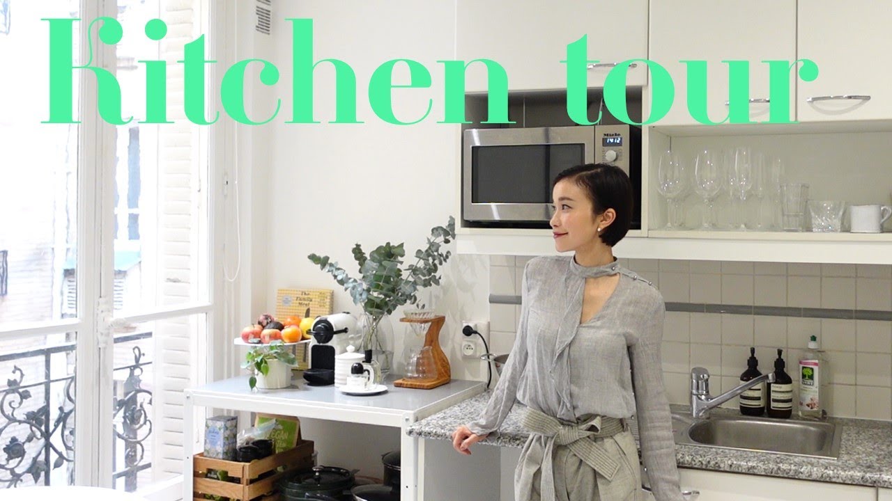 [Mom in Paris]Kitchen tour | Favorite Japanese tableware | Relax wear