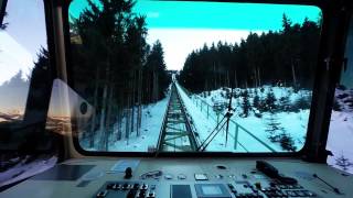 preview picture of video 'Hartkaiserbahn Funicular Ski Lift In Ellmau, Austria'