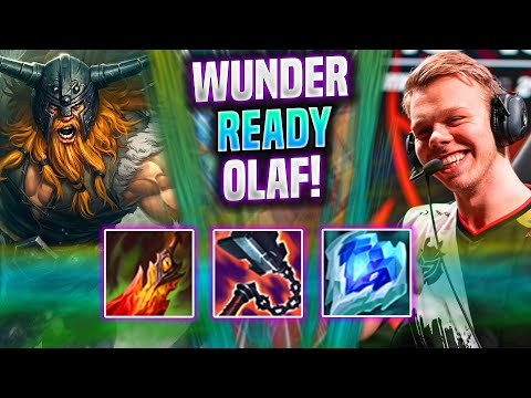 WUNDER IS READY TO PLAY OLAF! - FNC Wunder Plays Olaf Top vs Riven! | Season 2022
