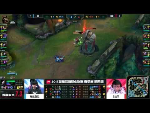 League Of Legends — Game Talent vs LGD Gaming  LPL Spring Split 2017 Game 3
