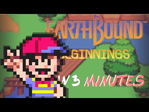MOTHER 1 Explained in Under 3 Minutes (Earthbound Beginnings)