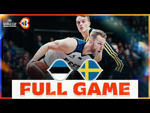 Estonia v Sweden | Basketball Full Game - #FIBAWC 2023 Qualifiers