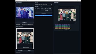 Công cụ so sánh độ giống nhau giữa các khuôn mặt khi phục chế hoặc Upscale, chạy nét...