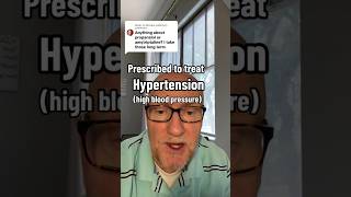 Propranolol for hypertension. Untreated hypertension can lead to strokes, heart & kidney failure!