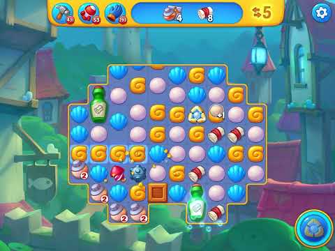 Fishdom level 6944 no boosters フィッシュダム ノーマル [Friend's]