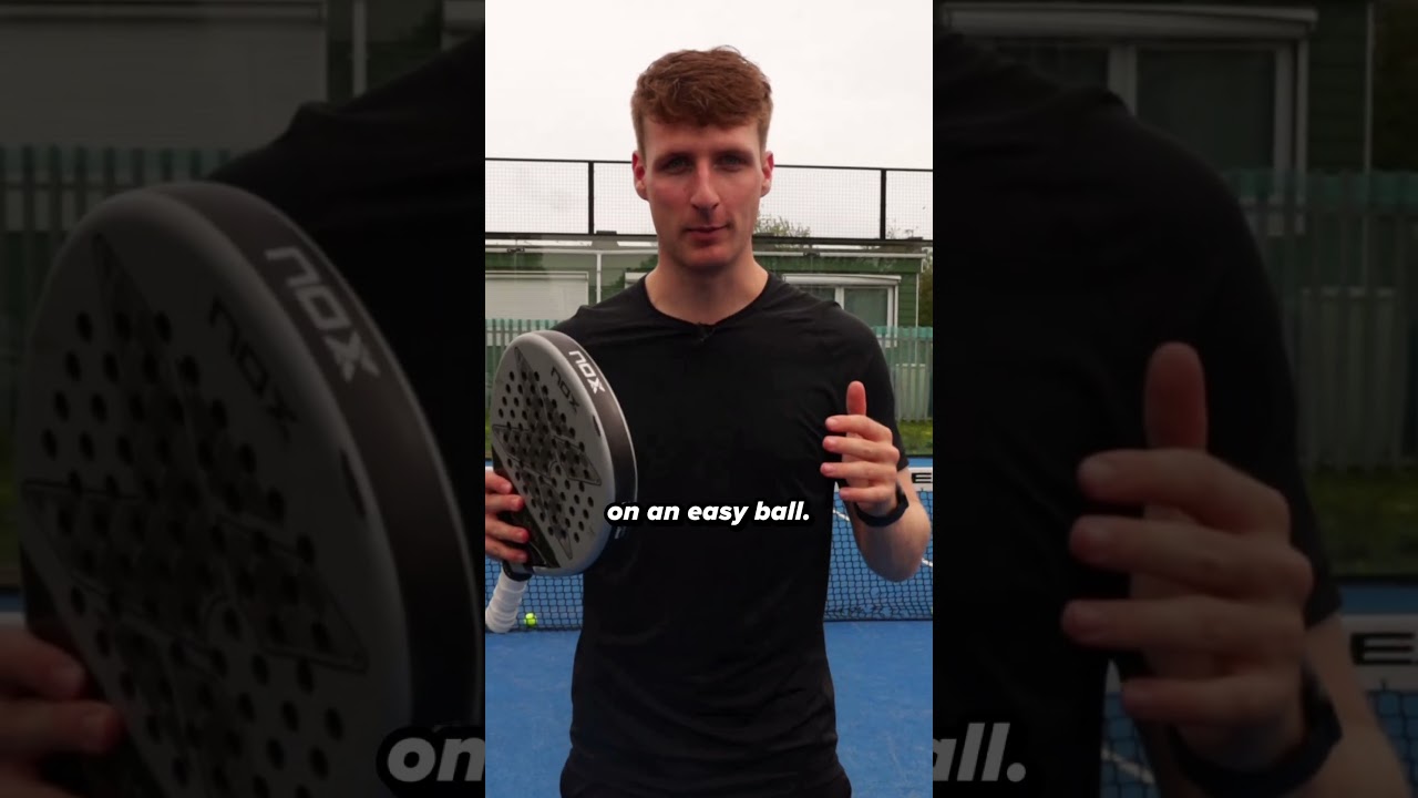 Avoid tactical errors hitting easy attack balls.