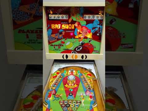Big Shot pinball working