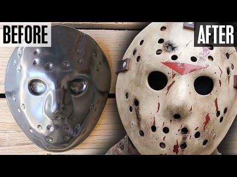 Painting & Weathering Friday the 13th Part 6 Mask