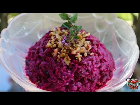 Ukrainian Beet Salad with Prunes and Walnuts: Vibrant and Delicious