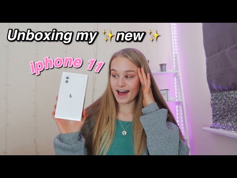 UNBOXING MY NEW IPHONE 11 - 2021