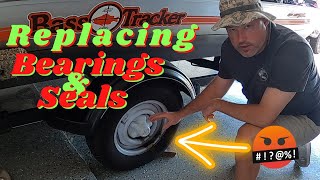 How to: Replacing Bearings and Seals on your Bass Tracker Heritage / Classic XL Boat Trailer