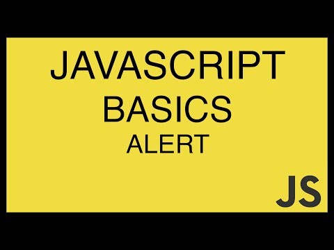 JavaScript Basics Tutorial 4 Alert
