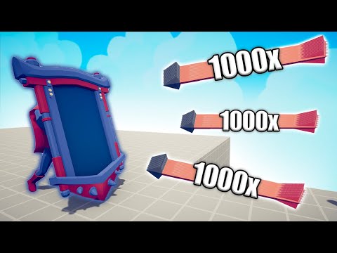SUPERMAN MIRROR SHIELD vs 1000x OVERPOWERED UNITS - TABS | Totally Accurate Battle Simulator