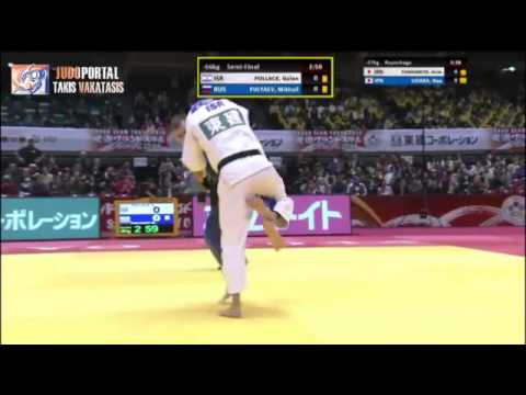 Judo Grand Slam Tokyo 2014 Semifinal -66kg POLLACK Golan (ISR) vs. PULYAEV Mikhail (RUS)