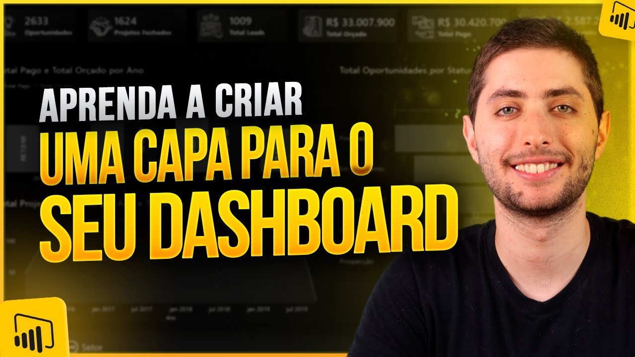 Como Criar uma Capa para o seu Dashboard no Power BI